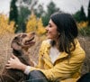 Cheryl and dog
